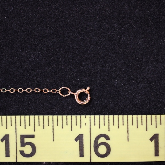 12K GF Vintage Gold Filled Pendant Chain Necklace - Picture 5 of 5